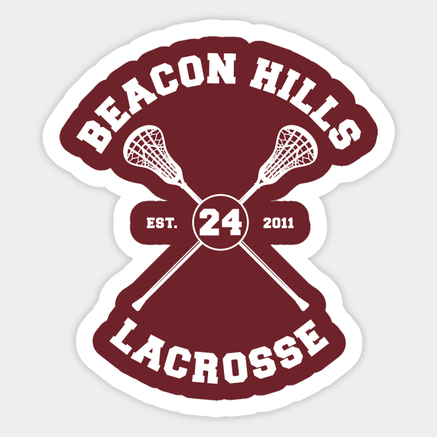 Beacon Hills Lacrosse Sticker by Level Eleven Art Dept.